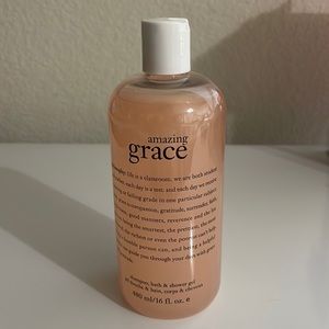 (003) New & Sealed Philosophy Amazing Grace shampoo, bath & shower gel- 16 fl oz